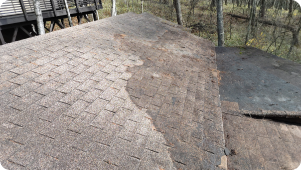 ガルバ屋根材へ葺替えのBefore